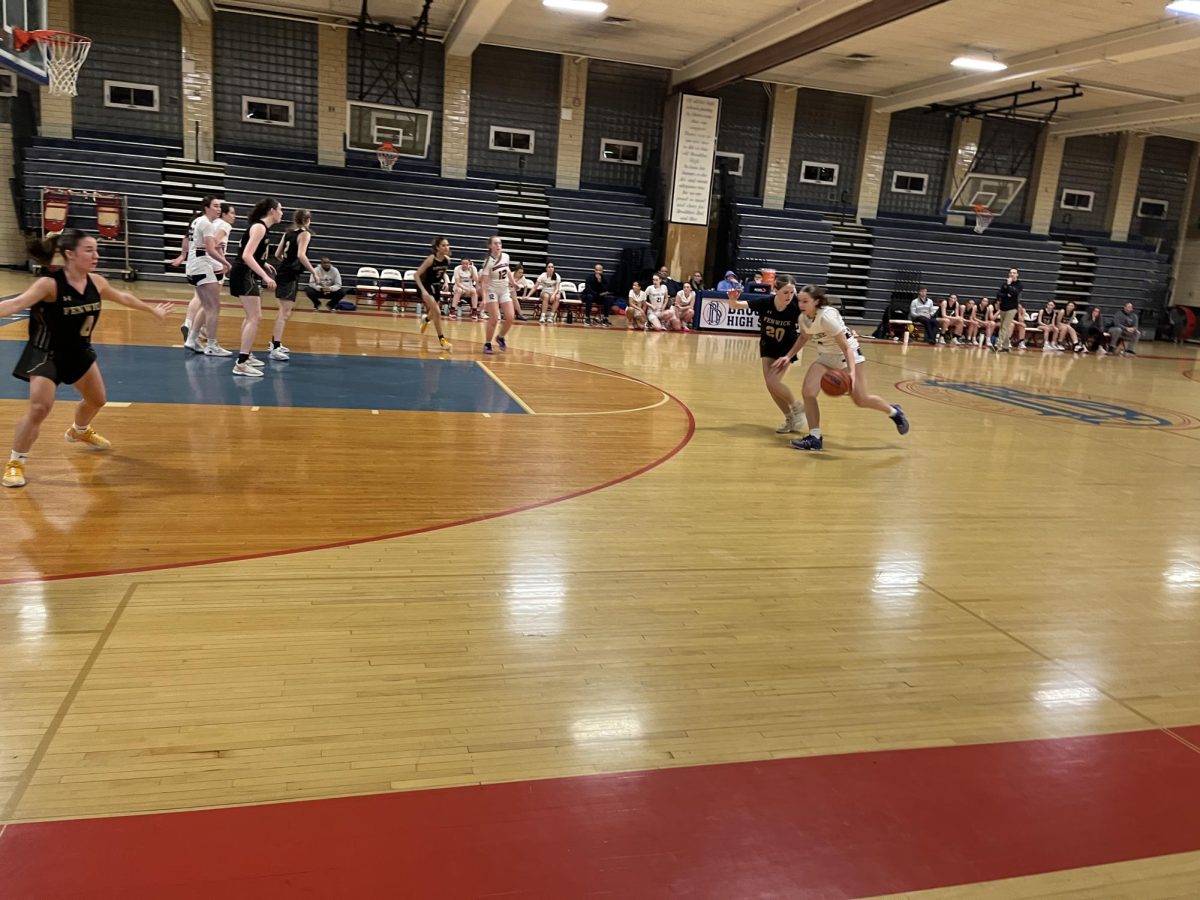 The girls varsity basketball team lost 60-27 against the Bishop Fenwick Crusaders in the Schluntz Gymnasium on Wednesday, Feb. 7.
