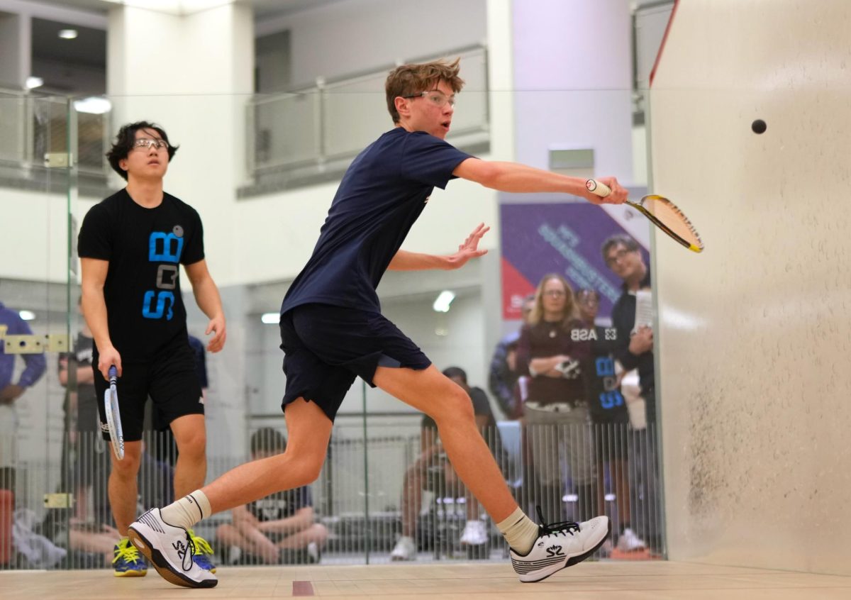 Despite starting squash just four years ago, Fredrik Schreiber-Wacnik now plays number one for the boys varsity squash team.