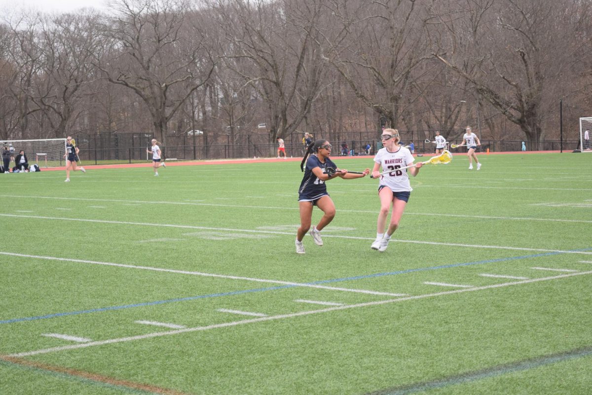 The girls varsity lacrosse team lost their first home game to the Acton-Boxborough Revolutions 10-7 on Tuesday, April. 2 at Downes Field. The Warriors persevered throughout the game but ultimately did not secure a win against the Revolutions. This loss brought their season record to 0-2.