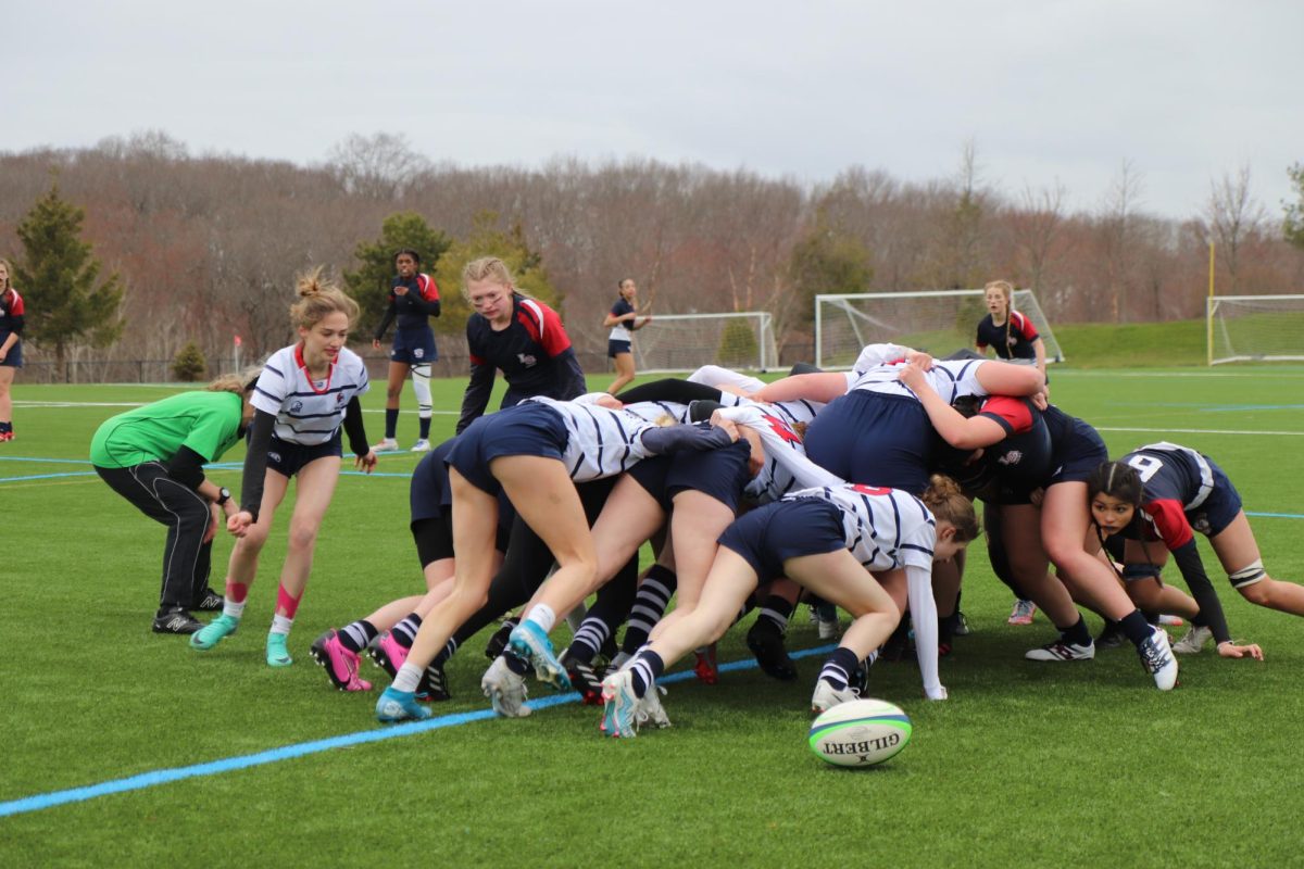 The girls varsity rugby team lost to the Lincoln-Sudbury Regional Warriors in their second game of the season at Skyline Park on Friday, April 5 31-12.