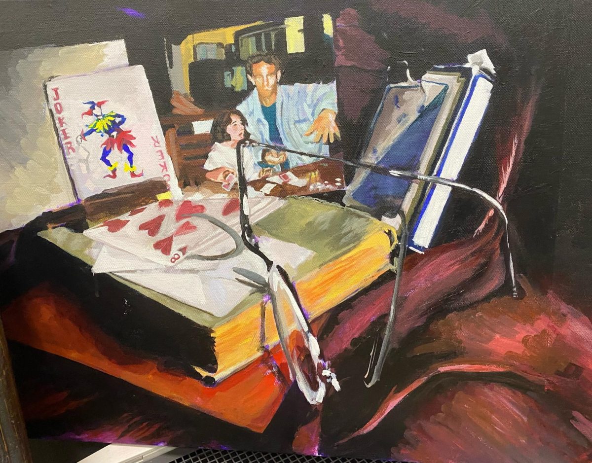 Junior Eleanor Churchill uses various styles, such as doodles and paintings, as a means to express her viewpoint and perspective of the world.