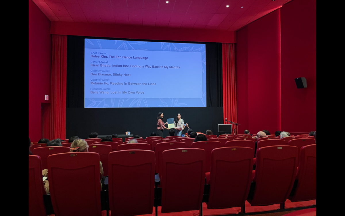 The Asian American Essay Contest celebrated its winners with an essay reading ceremony on May 15 in the Coolidge Corner Theater. The contest highlights Asian American high school students' voices about what it means to be Asian American. 