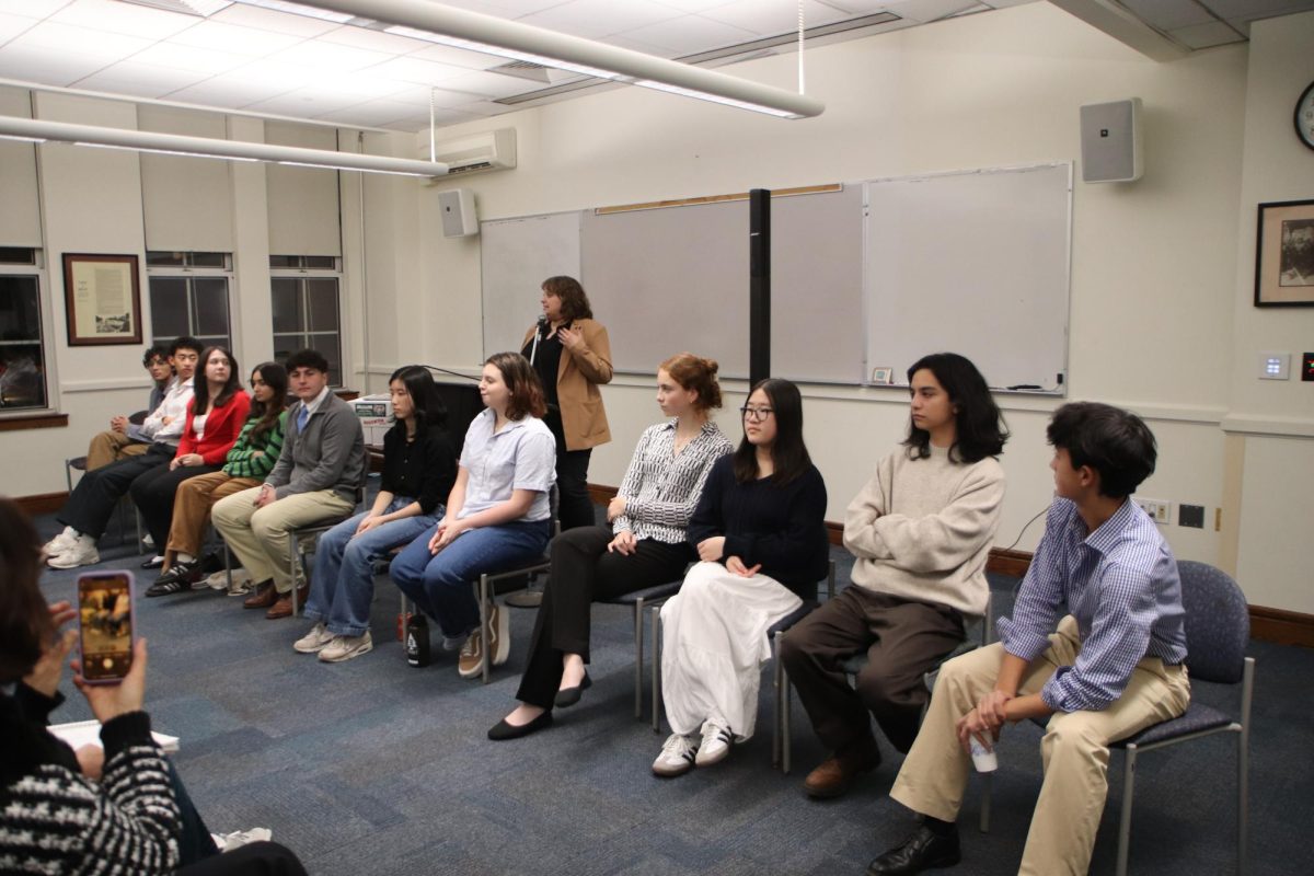 On Thursday, Oct. 17 at 7 p.m., the 12 Whipple Writing Fellows answered questions in the MLK room after their reading.