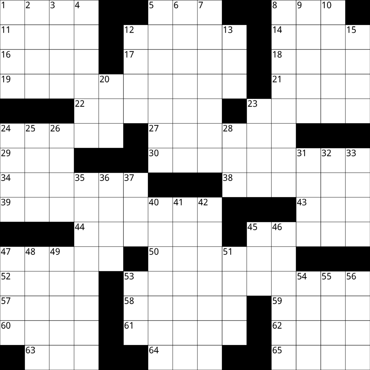 Crossing the Quad: November crossword